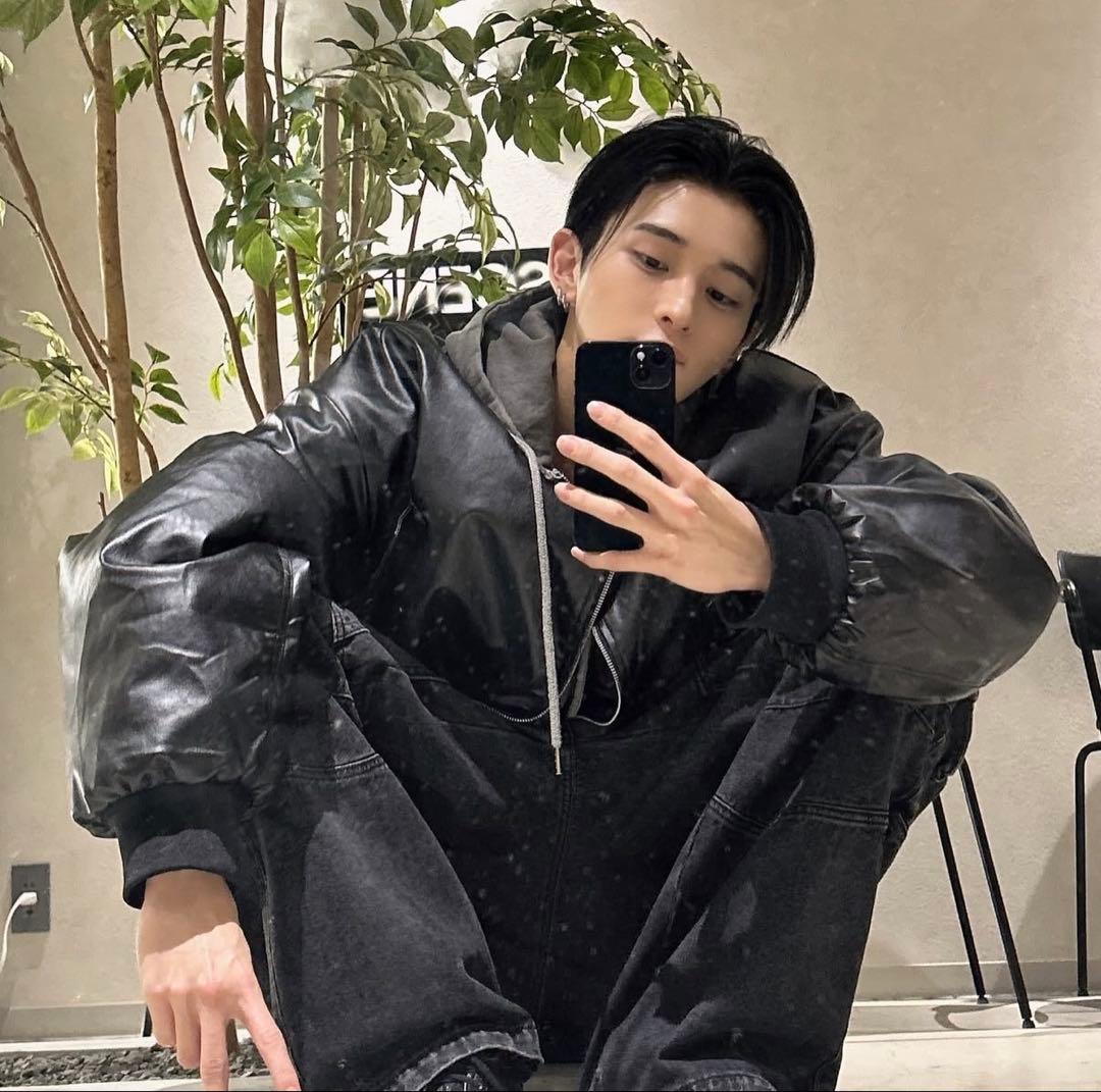 RADIANT らんくん 値下げ交渉可能　fakeleather blouson