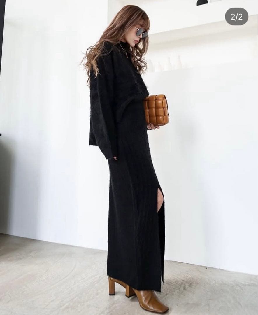 グラムリップス　シャギーニットセット　ZARA ALEXIASTAM エイミー